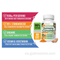 cápsulas de curcumina de cúrcuma prevenir el cáncer Cápsulas de cúrcuma